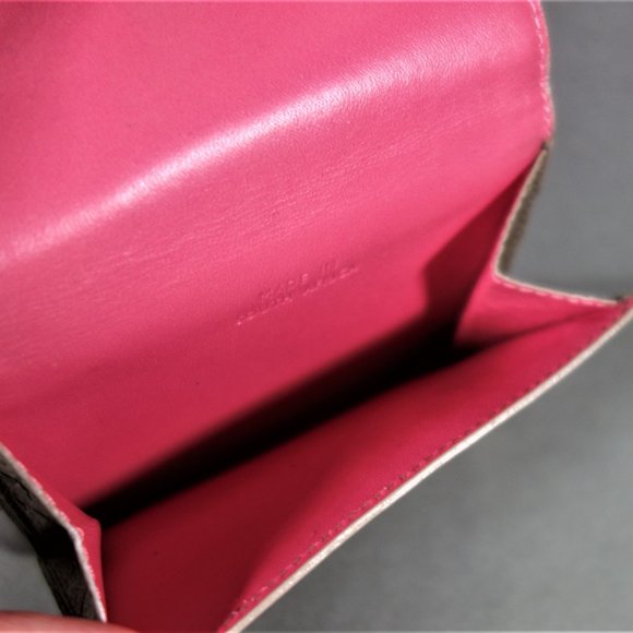 Judith Leiber Ostrich Small Wallet Platinum NEW - Picture 4 of 11